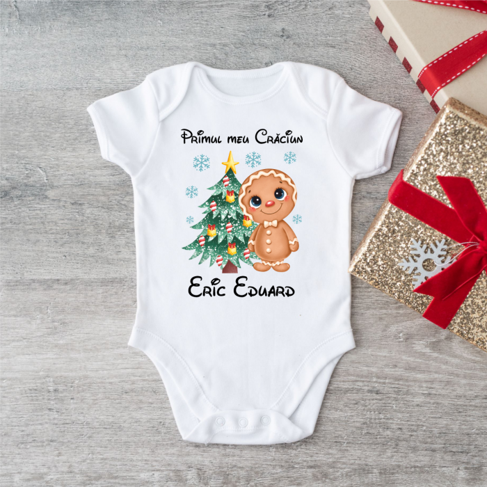 Body personalizat - Crăciun - Gingerbread - Model băiețel [1]
