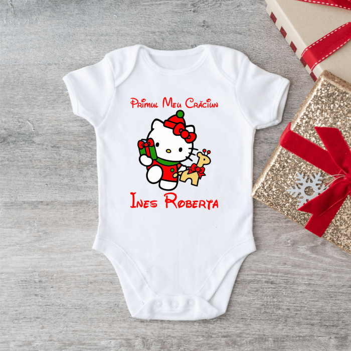 Body personalizat - Crăciun - Hello Kitty - Model 2 [1]