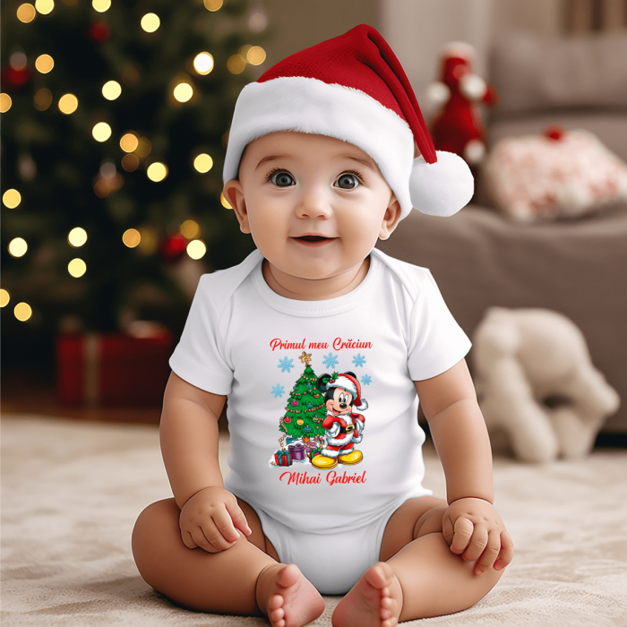 Body personalizat - Crăciun - Mickey - Brăduleț [1]