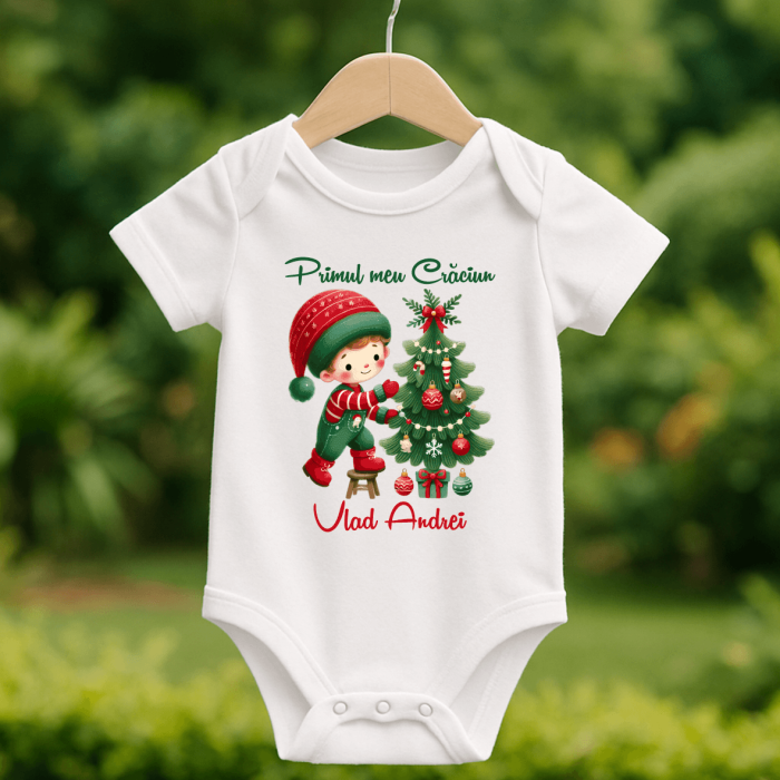 Body personalizat Crăciun - Primul meu Crăciun - Model baiețel - Model 20 [1]