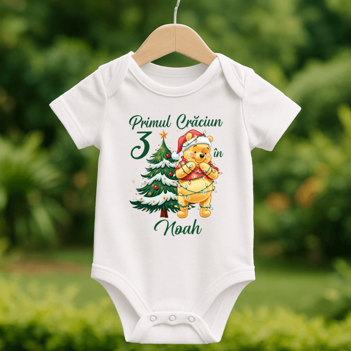 Body personalizat Crăciun - Winnie the Pooh - Model 14 [1]