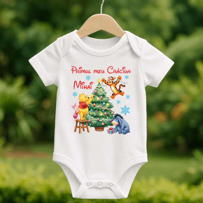 Body personalizat Crăciun - Winnie the Pooh - Model 17 [1]
