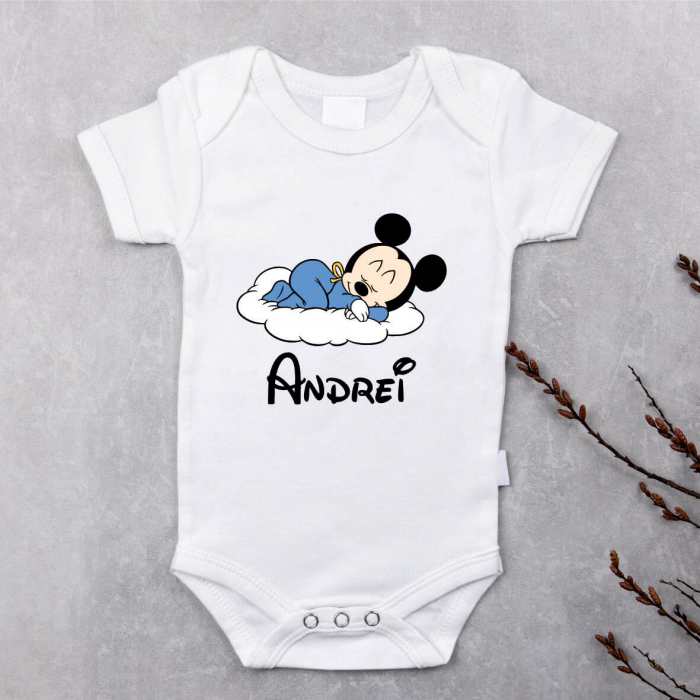 Body personalizat cu nume - Baby Mickey Mouse [1]