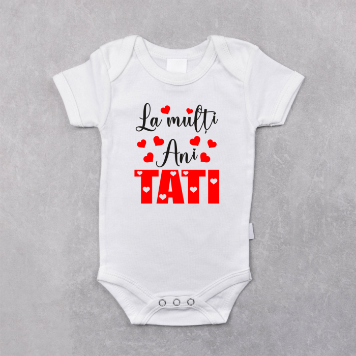 Body personalizat cu text - La mulți ani, tati! [1]