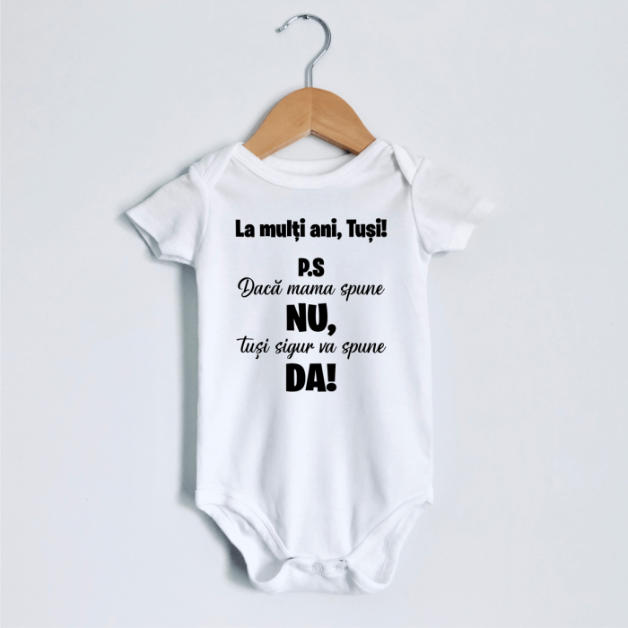 Body personalizat - La mulți ani, tuși! [1]