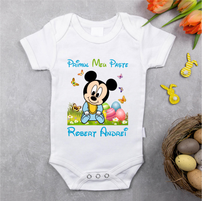 Body personalizat Paște - Baby Mickey [1]