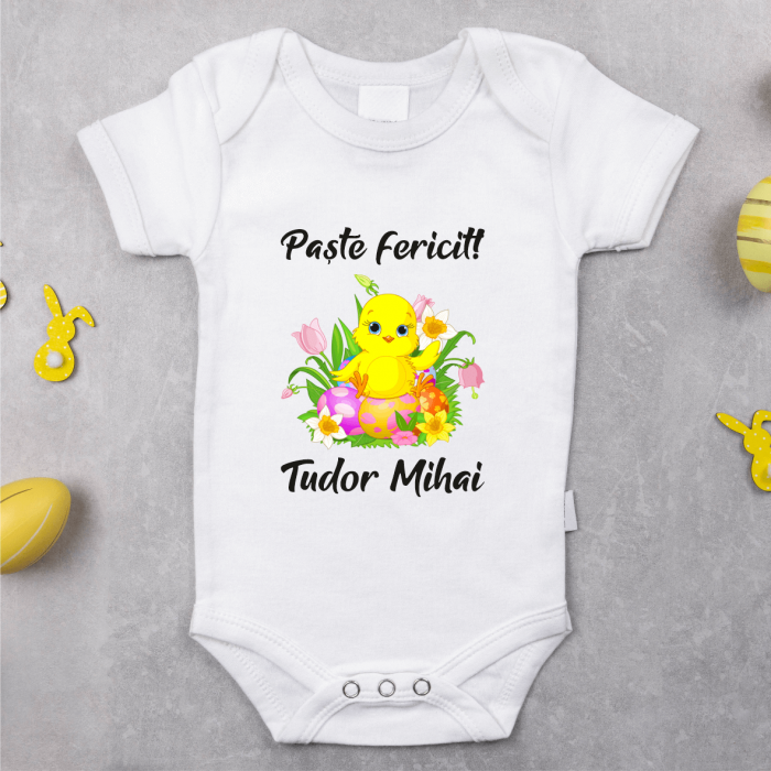 Body personalizat - Paște fericit - Nume [1]