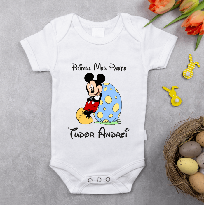 Body personalizat Paște - Primul meu Paște -  Mickey [1]