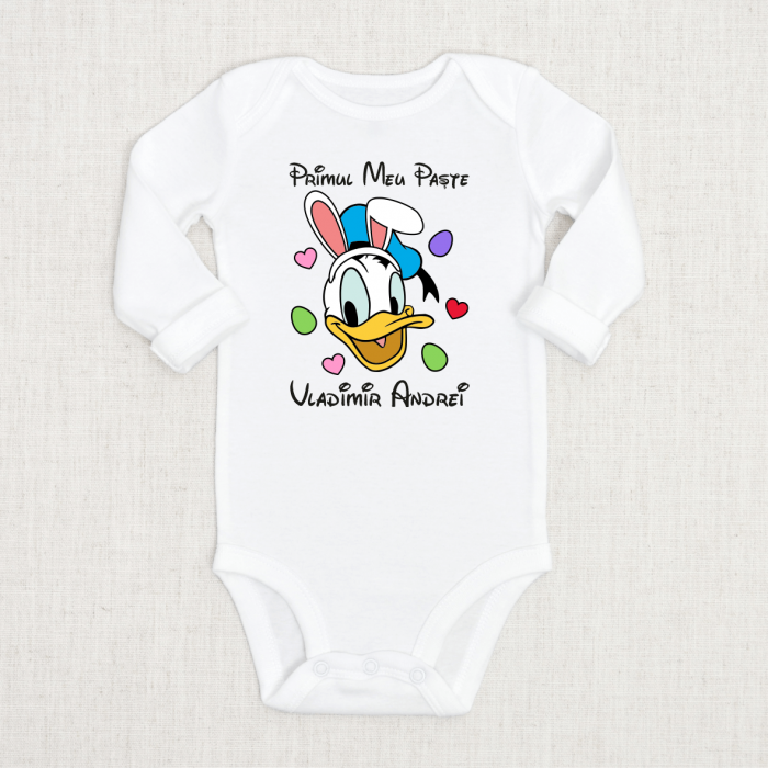 Body personalizat - Primul meu Paște - Donald [1]