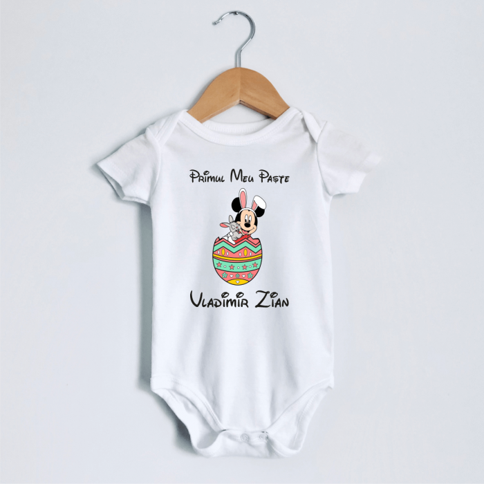 Body personalizat - Primul meu Paște - Mickey - Model 4 [1]
