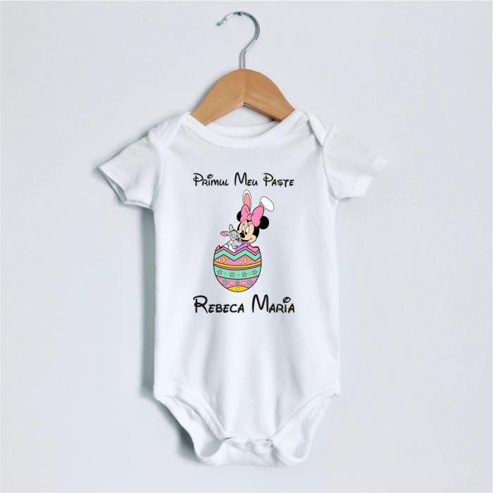 Body personalizat - Primul meu Paște - Minnie - Model 4 [1]