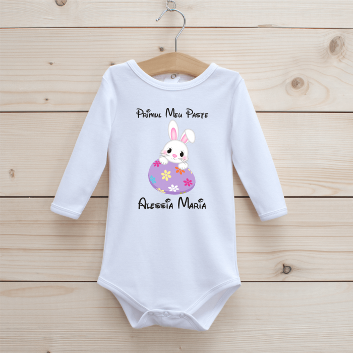 Body personalizat - Primul meu Paște - Nume - Model 10 [1]