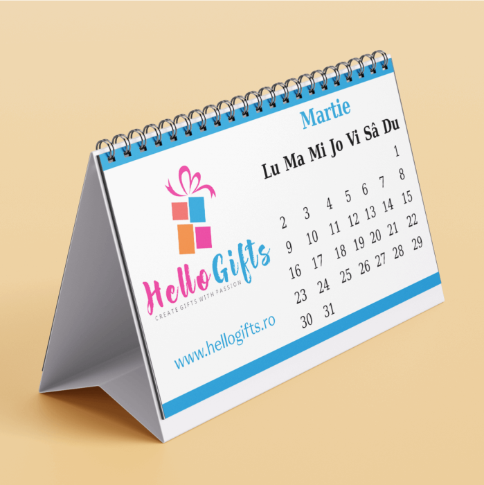 Calendar de birou personalizat cu logo [4]