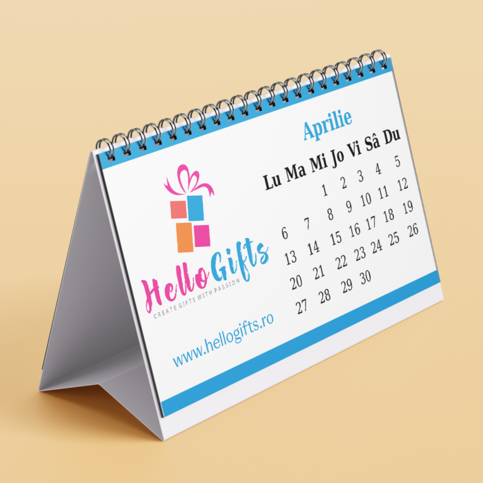 Calendar de birou personalizat cu logo [5]