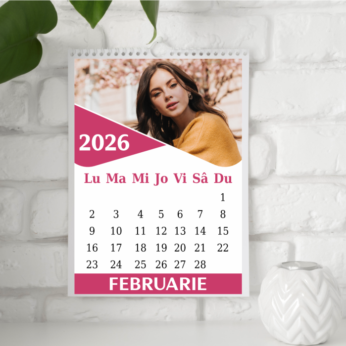 Calendar de perete personalizat cu 3 poze - M2 [3]