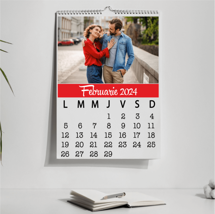 Calendar personalizat cu 6 poze și mesaj [3]