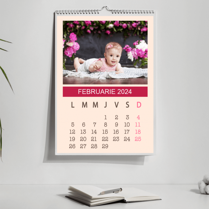 Calendar personalizat cu două poze și mesaj [3]