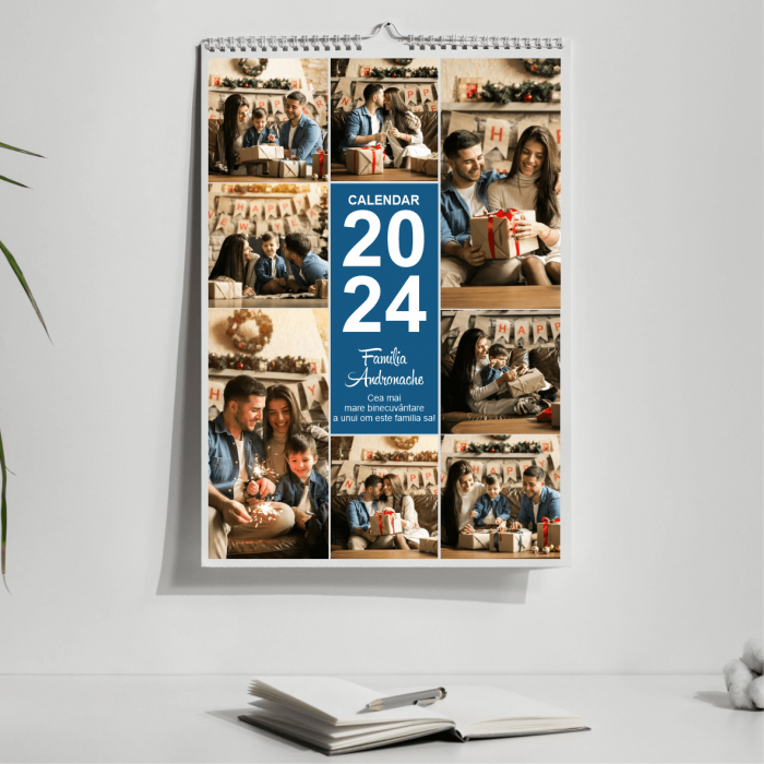 Calendar personalizat cu poze și mesaj [1]