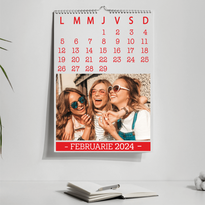 Calendar personalizat cu poze și mesaj - Model 2 [3]