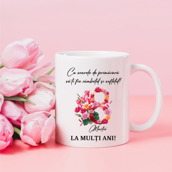Cană personalizată - 8 Martie - La mulți ani [1]