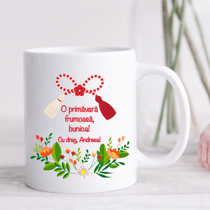 Cană personalizată - 8 Martie - Primăvară frumoasă [1]