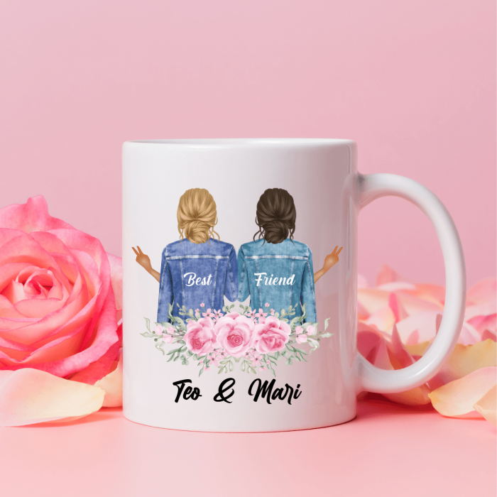 Cană personalizată BFF - Nume [1]