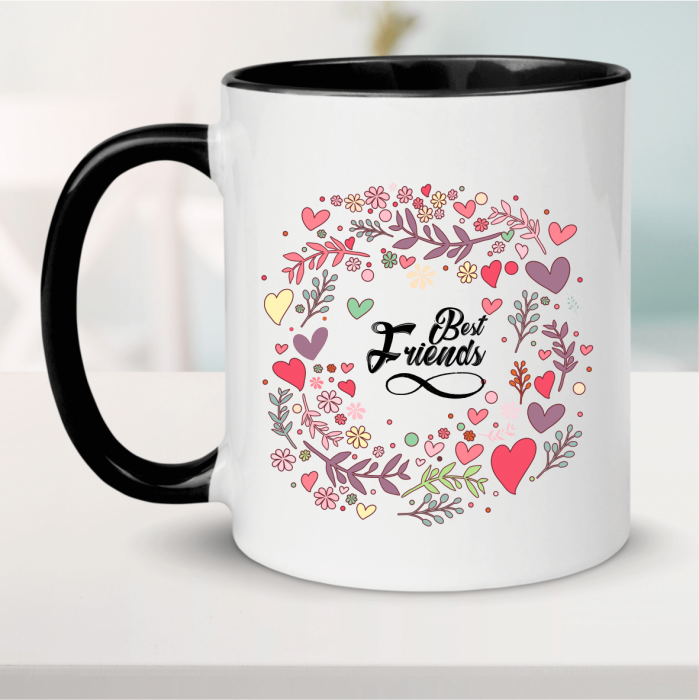 Cană personalizată BFF - Nume - Best Friends [2]