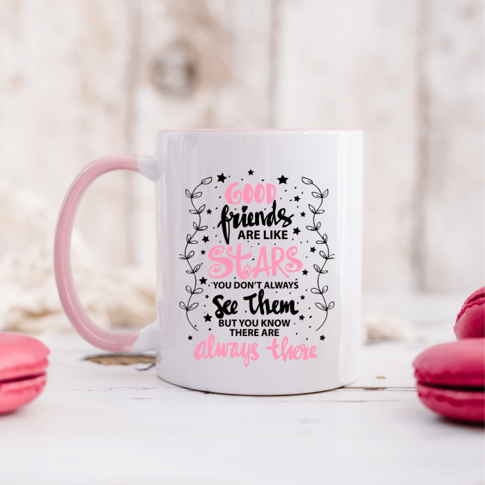 Cană personalizată BFF - Nume - Friends are like stars [2]