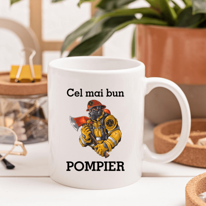 Cană personalizată - Cel mai bun pompier [1]