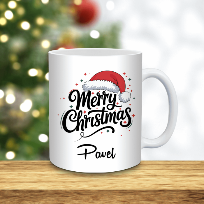 Cană personalizată Crăciun - Logo și nume - Model 2 [1]