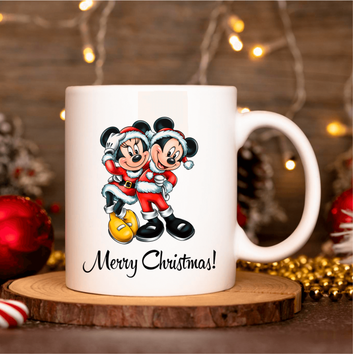 Cană personalizată cu mesaj - Minnie & Mickey [1]