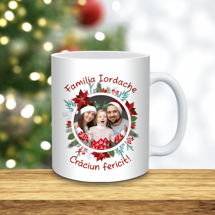 Cană personalizată cu mesaj și poză - Crăciun - M6 [1]