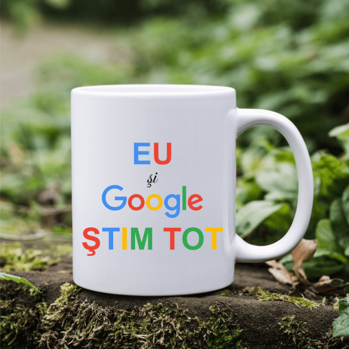 Cană personalizată - Eu și Google știm tot [1]