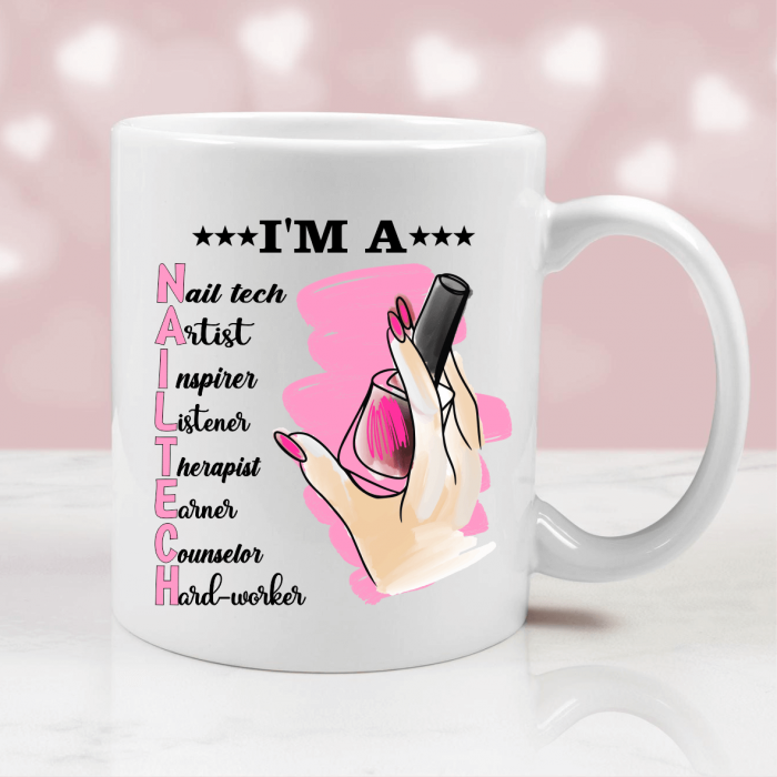 Cană personalizată - I'm a nail tech [1]