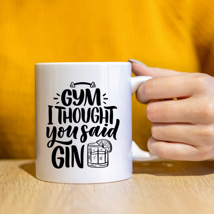 Cană personalizată - I thought you said GIN [1]