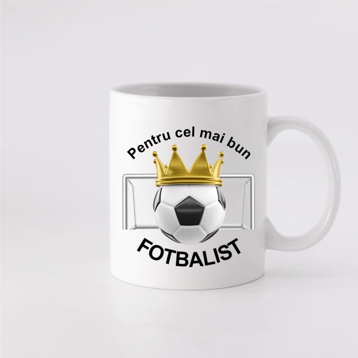 Cană personalizată - Pentru cel mai bun fotbalist [1]