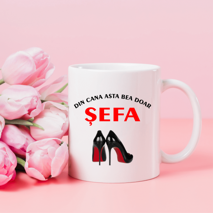 Cană personalizată - Pentru șefa [1]