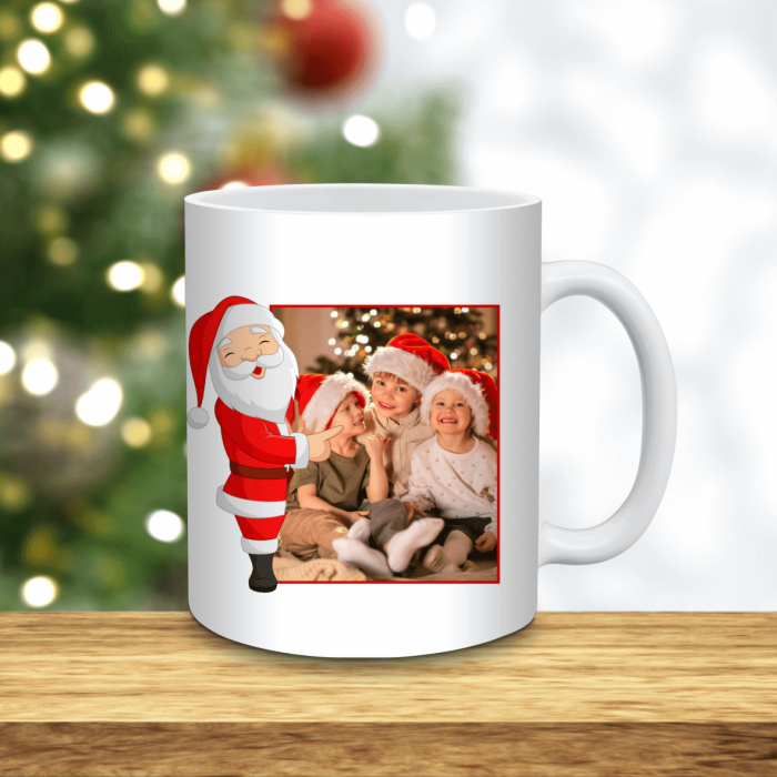 Cană personalizată - Poză și mesaj - Moș Crăciun [1]