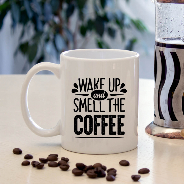 Cană personalizată - Smell the coffe [1]