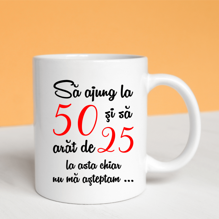 Cană personalizată - Zi de naștere - 50 de ani [1]