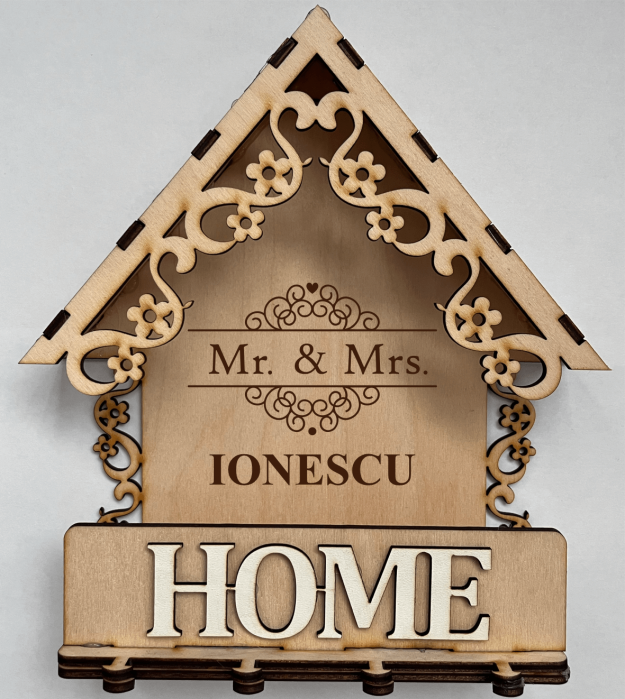 Cuier pentru chei - Căsuță - Mr. & Mrs. [1]