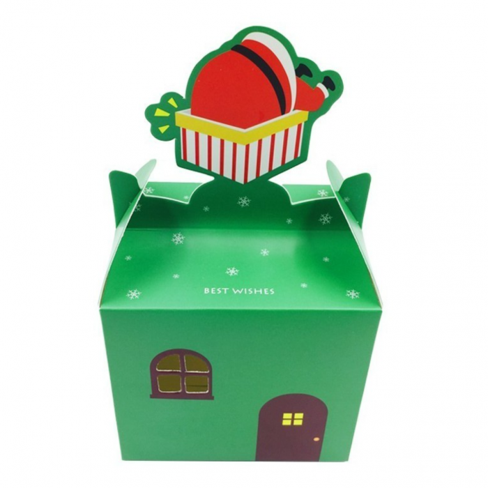 Cutie căni 3D Crăciun verde [2]