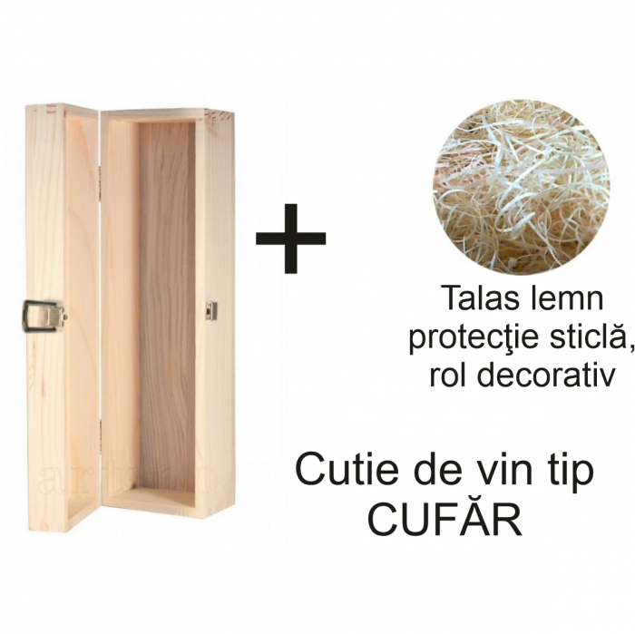Cutie de vin personalizată cu nume și vârstă [2]