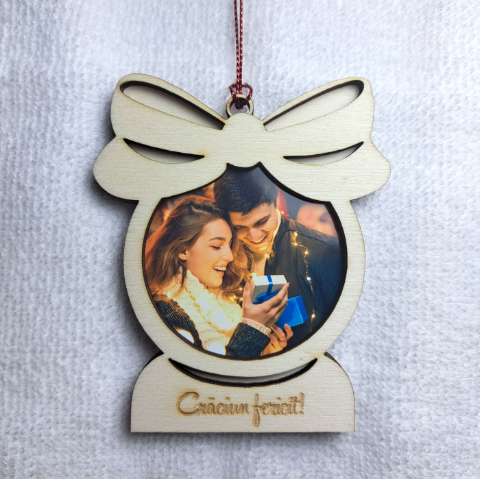 Glob personalizat cu poză - Crăciun - Model 1 [1]