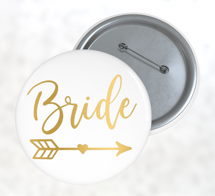 Insignă personalizată - Bride - Inimioară [1]