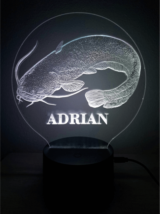 Lampă LED 3D - Pentru pescar [1]