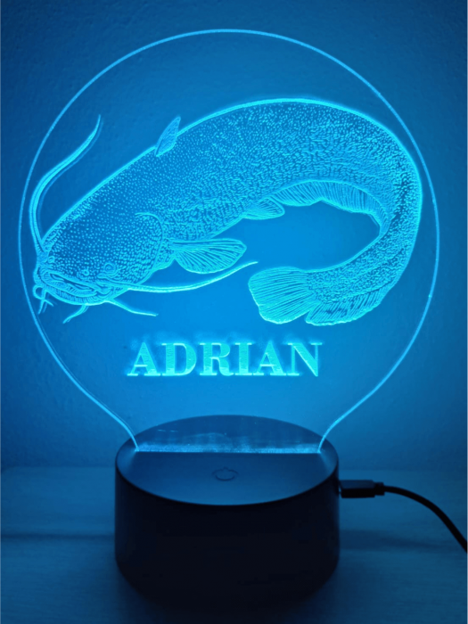 Lampă LED 3D - Pentru pescar [2]