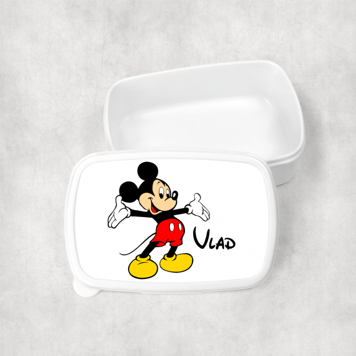 Lunch box personalizat cu nume - Mickey [1]