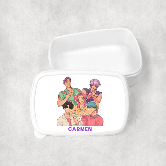 Lunch box personalizat cu nume - Saja Boys - Kpop Demon Hunters [1]