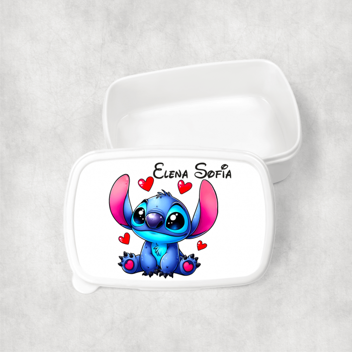 Lunch box personalizat cu nume - Stitch - M4 [1]